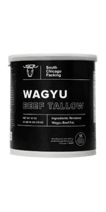 South Chicago Packing Wagyu Beef Tallow, 42 Ounces, Paleo-friendly, Keto-friendly, 100% Pure Wagyu