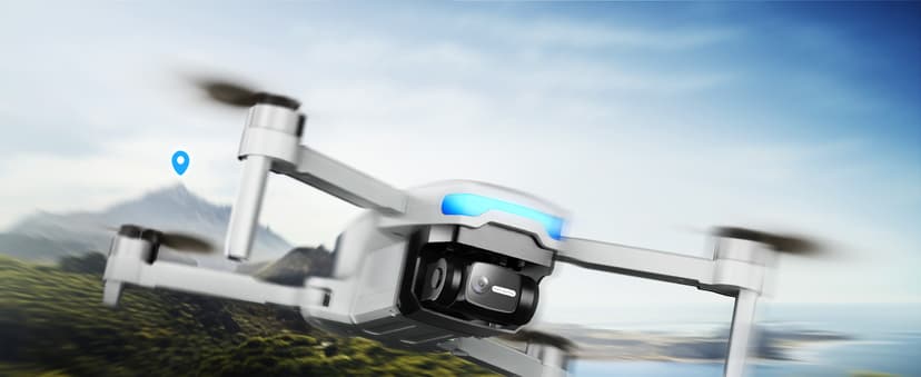 Drones with Camera for Adults 4K, Foldable Beginner Drone with Brushless Motor, Auto Follow, Tap Fly, Circle Fly, One Key Start, Under 249g