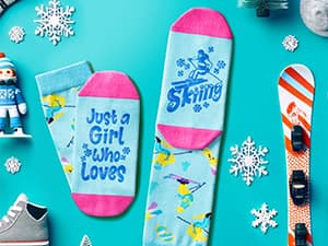 Zmart Men Women Funny Socks - Outdoorsman Gifts for Racing Golfing Hunting Lovers