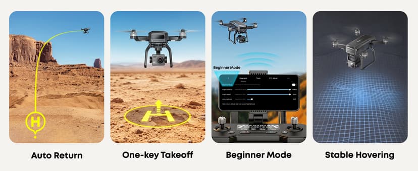 Bwine F7GB2 Pro Drones with Camera for Adults 4K UHD Aerial, 3-Axis Gimbal, 10000FT Control, 75 Mins Flight Time with 3 Batteries, GPS Follow, Waypoint, Orbit Fly, Auto Return, Beginner Mode