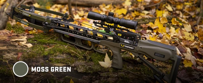TenPoint Turbo X Crossbow - 415 FPS - Equipped with 100-Yard RangeMaster Scope, ACUslide Cocking & De-Cocking System + S2 Trigger