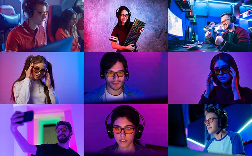 Okany Blue Light Blocking Glasses Gaming Computer Glasses Powerful Professional Screen Filter