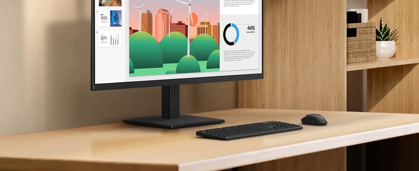 Samsung 27" (S30GD) Essential Monitor with IPS Panel and Tilt Only Stand, 100Hz Refresh Rate, Ergonomic Design, Advanced Eye Care, Game Mode, LS27D304GANXZA