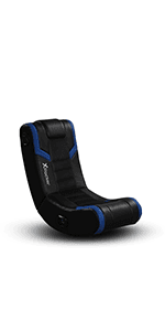 X Rocker Video Gaming Floor Rocker Chair, Built-in Audio, Foldable, for Gamers, Bedroom, or Game Room for Boys, Girls, Teens 5-17, Gifts for Gamers