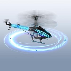 BUSSGO RC Helicopter, Remote Control Helicopter for Kids with 30Mins Flight(2 Batteries), 7+1 LED Light Modes, Altitude Hold, RC Toys for Boys Girls