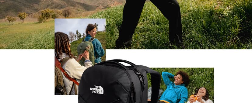 The North Face Women's Jester Everyday Laptop Backpack - Commuter Travel Bag, Laptop Sleeve, Water-Repellent, Pink Moss, One Size