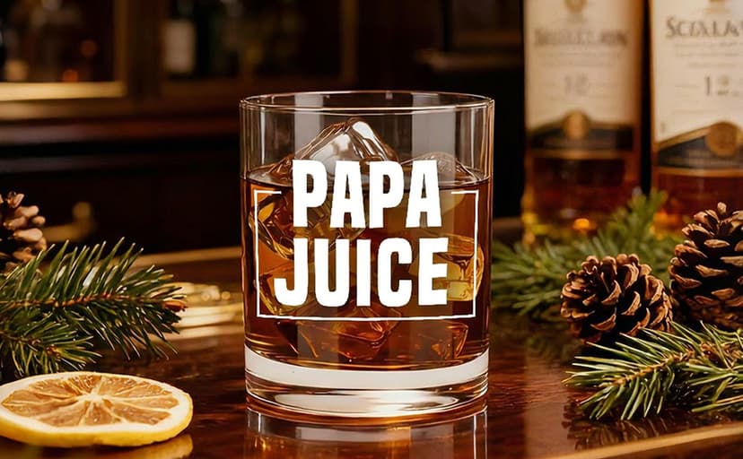 Papa Gifts from Grandkids Papa Birthday Gifts for Men Happy Birthday Gift Ideas for Best Papas from Grandson Granddaughter Grandchildren Funny Gift Set for Christmas, Fathers Day with Hat, Wine Glass B0FW57CH3S