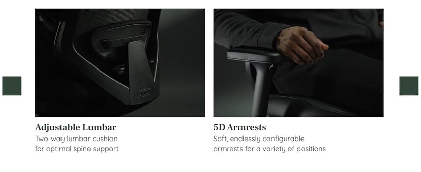 Branch Ergonomic Chair Pro - Mesh Office Chair with 14 Points of Adjustment - Height, Depth & Tilt Adjustable - 5D Armrests - Forward Tilt, Smooth Recline, and Lumbar Support - Black