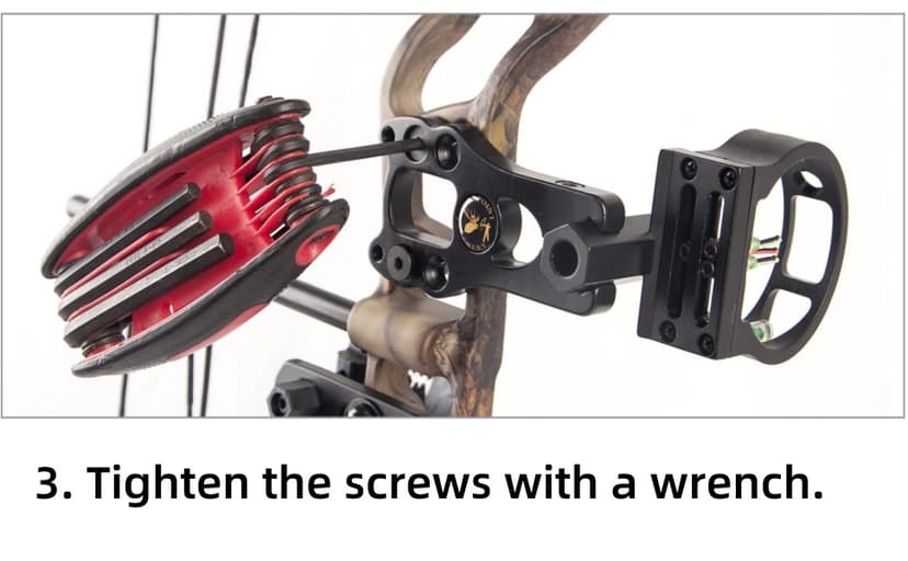 TOPOINT ARCHERY 3 Pin Bow Sight - Fiber, Brass Pin, Aluminum Machined - Right and Left Handed