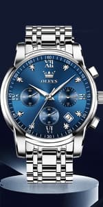 OLEVS Amazon Watches,Brown Leather Watch for Men,Men Day Date Watch,Men's Luminous Watch,Dress Watch for Men,Rose Gold Watch for Men,Men's Fashion Quartz Watch,Waterproof Brown Man Watches