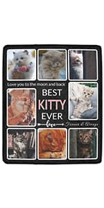 Gifts for Friend Customized Blanket with Photo, Make a Personalized Friends Blankets with Picture Custom Memories Souvenir Throw Blanket for Best Friends Ever, 8 Collage Made in USA B09WXXVKZL