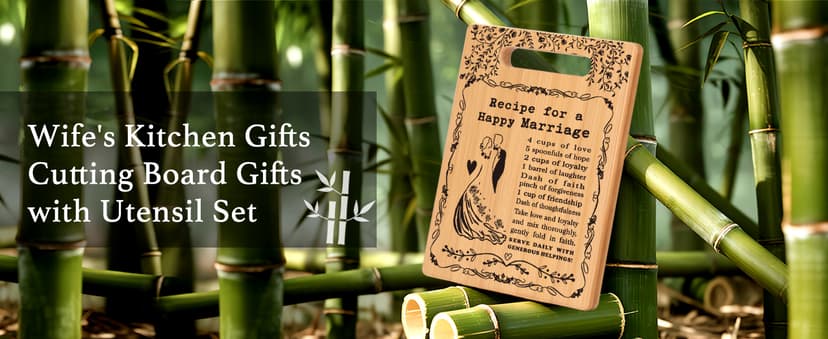 Wedding Gifts for Couples Marriage Cutting Boards Anniversary Newlywed Gift for Friend Inspiring Marriage Gifts Bridal Shower Gifts for Bride Cutting Boards for the Kitchen