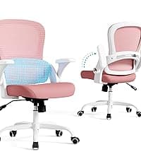 TRALT Ergonomic Office Chair - Comfy Desk Chair with Back Support, Home Office Desk Chairs, Computer Chair, 330lbs Wide Seat Big and Tall Office Chair for Executives (Grey)