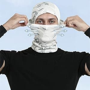 Ligart 4 Pieces Balaclava Mask Sun Protection Hood Face Cover Full Head Mask for Men and Women for Hunting Fishing Skiing