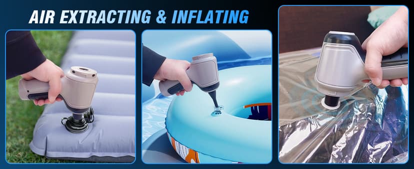 IHE Car Vacuum Cleaner, 15000Pa Handheld Cordless Rechargeable Wet & Dry Vacuum, 120W High Power for Car, Pet, Home, Office Cleaning, Washable HEPA Filter, Multi-Nozzles