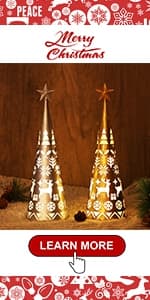 Juegoal Christmas Plush Gnomes, 9 Inch Lighted Handmade Mini gnome Scandinavian, Light Up Swedish Tomte Elf Holiday Present, Battery Operated Xmas Gifts Table Ornaments Dinner Party Supplies, Set of 3