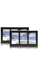 Klikel Family Tree Picture Frame Display with 10 Hanging Picture Photo Frames | Large 20 x 18 Metal Tree | 10 Ornamental 2x3 Frames