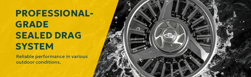 SF Premium SF005 Fly Fishing Reel Aircraft-Grade Aluminum 3/4/5, 5/6/7, 7/8/9 WT Dust-Proof Sealed Drag Free Reel Case Perfect for Trout & Bass