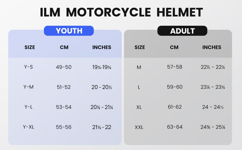 ILM Adult Dirt Bike Helmets Motocross ATV Dirtbike BMX MX Offroad Full Face Motorcycle Helmet, DOT Approved Model 128S (Matte Black, Adult-L)