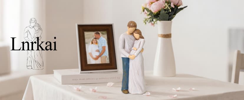 Sculpted Hand-Painted Pregnant figurine Pregnancy Gifts for Expecting Mom, Gender Reveal Gifts, Mom to Be Gift B0FMXRR8Z8