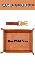 Best Husband Ever Gifts for Husband from Wife PU Leather Valet Tray & Keychain, Unique Gifts for Him Husband Who Has Everything at Birthday Valentines Day Christmas Anniversary B0B6TCG4XR