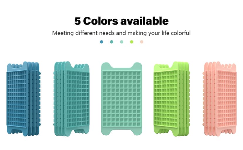 Mini Ice Cube Tray for Freezer: FDDBI Small Ice Trays for Freezer with Bin - 117×4PCS Easy Release Nugget Ice Tray - Crushed Ice Tray with Container