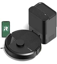 iRobot Roomba 104 2in1 Vacuum & Mop Robot - Self-Empties for 75 Days, Intense Power-Lifting Suction, Vacuums All Floors, Ideal for Pet Hair, LiDAR Smart Navigation Mapping, Mops Hard Floors