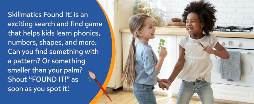 Skillmatics Scavenger Hunt Card Game - Found It, Educational Game, Perfect for Home, School, Travel, Playdates & Party Games, Gifts for Kids and Families, Screen-Free Fun for Ages 4, 5, 6, 7