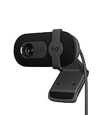 Logitech Brio 101 Full HD 1080p Webcam for Meetings, Streaming, Desktop, Laptop, PC - Built-in Mic, Shutter, Works with Zoom, Microsoft Teams, Nintendo Switch 2’s New GameChat Mode, USB-A,-Black