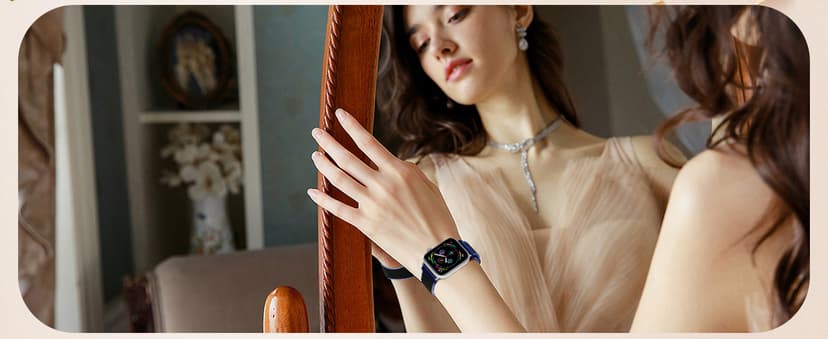 6 Pack Nylon Sport Loop Band Compatible with Apple Watch Band 38mm 40mm 41mm 42mm 44mm 45mm 46mm 49mm Women Men, Soft Adjustable Braided Replacement Straps for iWatch Series 11 10 9 8 7 6 5 4 3 2 1 SE Ultra