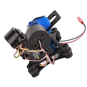 Camera Stabilizer, High Technology Drone Camera Gimbal Metal Brushless Gimbal Board BGC 2.2 for 3/3+ / 4 Camera RC Drone Quadcopter Part (Black) Gimbal Drone
