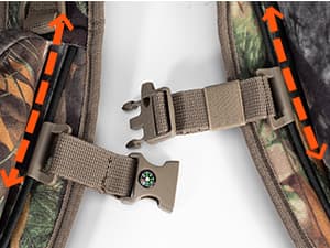 BLISSWILL Large Hunting Backpack with padded weapon for Bow Rifle Hunting Gear Accessories 40L(New leaf camouflage)