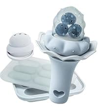 Moonkie Stacks of Circles Soft Teething Toy | Educational Learning Baby Toy | Stacking Ring Toys for Babies Boy and Girl | 7 Piece Teethers Set