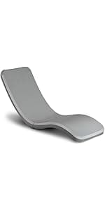 GoSports Coast Modern in Pool Lounge Chair - Waterproof & Weighted Chaise Lounger - Outdoor Pool Furniture for Patio or in Baja Shelf