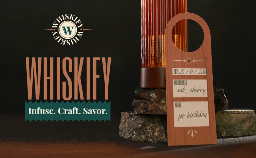 DIY Whiskey Gifts for Men - Infusion Kit & Whiskey Decanter Set with Botanicals - Bourbon Gifts for Men, Birthday Gift for Dad & Husband, Cocktail Maker for Christmas & Valentines Day by Whiskify