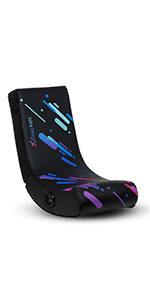 X Rocker Video Gaming Floor Rocker Chair, Built-in Audio, Foldable, for Gamers, Bedroom, or Game Room for Boys, Girls, Teens 5-17, Gifts for Gamers
