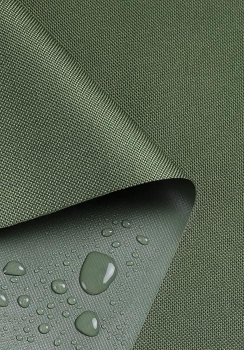 1200D Thicken Waterproof Canvas Fabric by The Yard 58" W Water-Resistant Polyester Fabric Heavy Duty Outdoor Upholstery Material for Chair Patio Cushion Furniture Cover Sewing DIY, 1 Yard Silver Grey