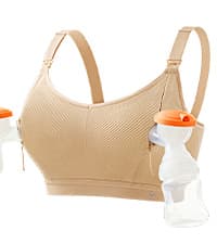 HOFISH 3PACK Full Bust Seamless Nursing Maternity Bras Bralette S-XXL with Extra Bra Extenders & Clips