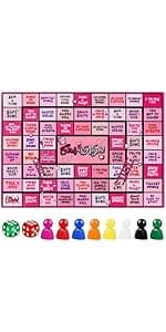 Fofeadm Drinking Board Games for Adults, Rubber Mat Drinking Board Game, Funny Party Interactive Drinking Games for Game Night, Birthday, Family Play or Any Occasion, Age 21+, 2-8 Players