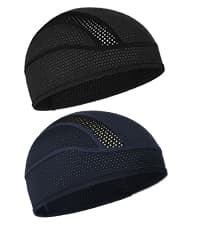 MELASA Cooling Skull Caps Helmet Liner, Lightweight Mesh Under Helmet Cycling Motorcycle Hard Hat Sweat Liner for Men Women