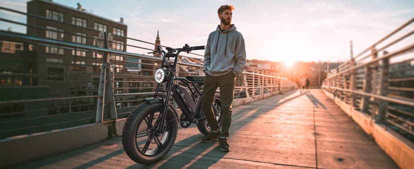 TST Electric Bike for Adults, 1500W Peak Motor 28 MPH 60/100 Miles Fat Tire Ebike with 48V 15Ah/25Ah Removable Battery 20" Electric Dirt Bike Hydraulic Suspension and 7-Speed