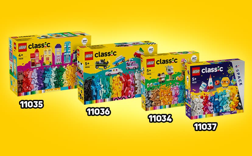 LEGO Classic Vibrant Creative Brick Box Building Blocks - Sensory & Learning Toys for Boys & Girls, Ages 4+ Years - Pretend Play Preschool Toys - Gift for Christmas - 11038