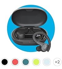 JLab Go Sport+ Wireless Workout Earbuds Featuring C3 Clear Calling, Secure Earhook Sport Design, 35+ Hour Bluetooth Playtime, and 3 EQ Sound Settings (Graphite)