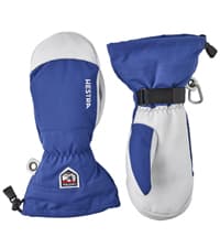 Hestra Unisex Leather Box Mitt, Leather Winter Ski Mittens for Alpine Skiing & Cold Winter Weather for Men & Women