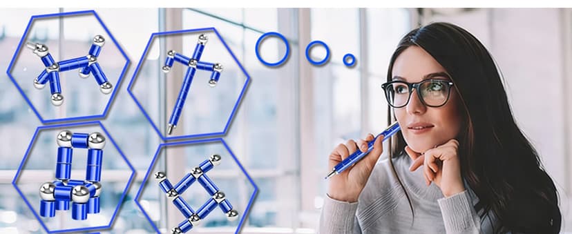 Magnetic Fidget Pen Toys for Teens- Unique Birthday Gifts for Young Men Fun Gifts for Teenage Boys Novelty Christmas Stocking Fillers Gadget for 8 10 11 12 13 14 15 Year Old Boy Engineer Gifts