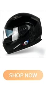 FreedConn BM2-S Bluetooth Motorcycle Helmet, Flip-Up Modular Motorbike Helmet, 500M Connectivity for 2-3 Riders, Voice Dial, Hands-Free Call, MP3, FM, DOT Certified (Medium, Gloss Black)