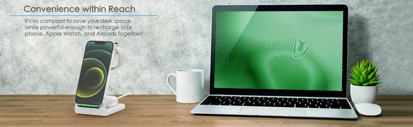 3 in 1 Wireless Charging Station, 2026 Upgraded Fast Desk Charger Station for iPhone 17 16 15 14 13 12 Pro Max Plus, Charger Stand for Apple Watch 11 10 9 8 7 6 5 4 3 2 Ultra SE, Airpods 4 3 2 Pro