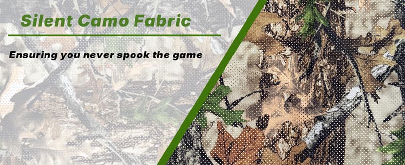 Hunting Blind 360 Degree See Through, 2-3 & 3-4 Person Pop Up Ground Blind for Deer and Turkey, Portable Camouflage Tent with Quiet Zipper Door and Carrying Bag