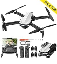 Holy Stone HS440 Foldable FPV Drone with 1080P WiFi Camera for Adult Beginners and Kids; Voice Gesture Control RC Quadcopter with Modular Battery for long flight time, Auto Hover, Carrying Case
