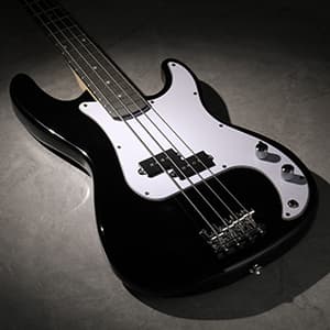 GLARRY Full Size Electric Bass Guitar Beginner Kit 4 String Exquisite Basswood Bass with 20W AMP, Cable, Strap, Bag and Accessories (Black, 39"Right Handed)